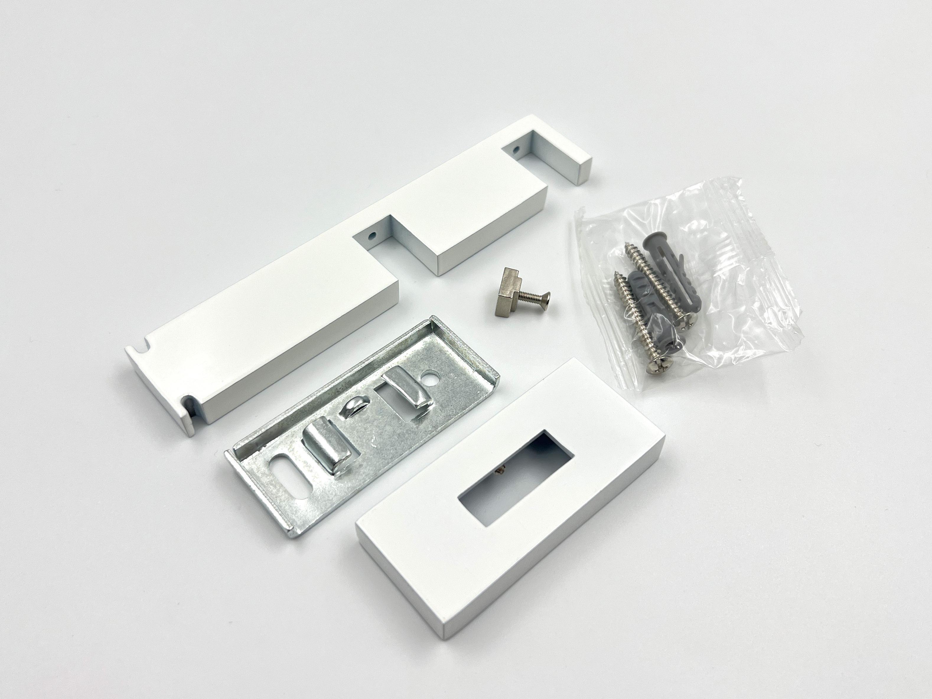 Кронштейн Quadrum Скарлайн подвійний 8-14 см Білий глянець - фото 3