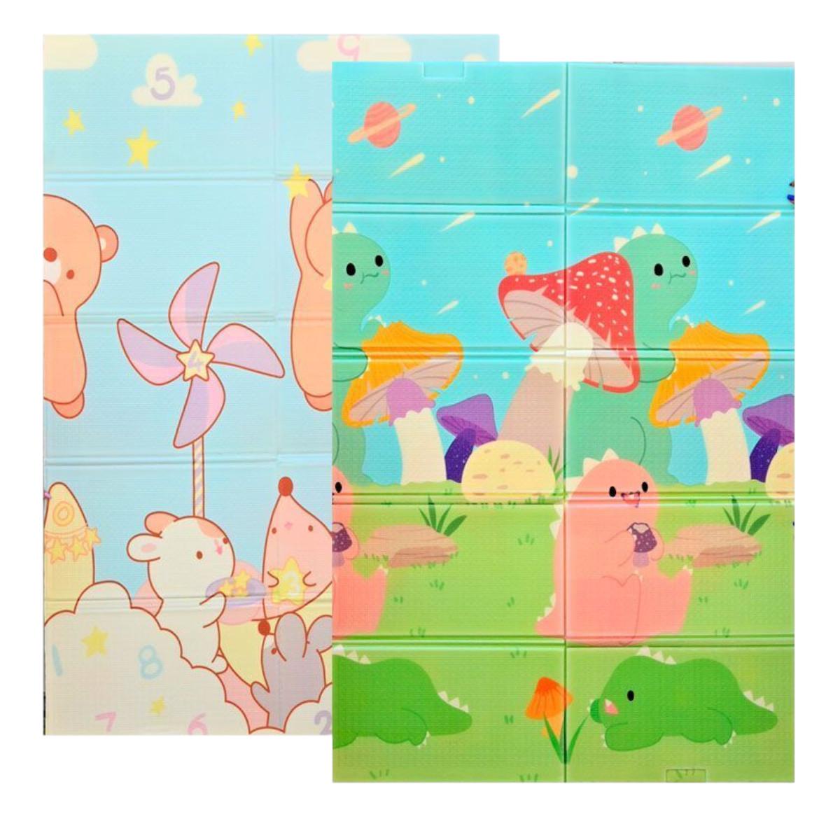 Термокилимок для дітей Thermomat складний двосторонній розвиваючий 180х120х0,8 см (С-65993)