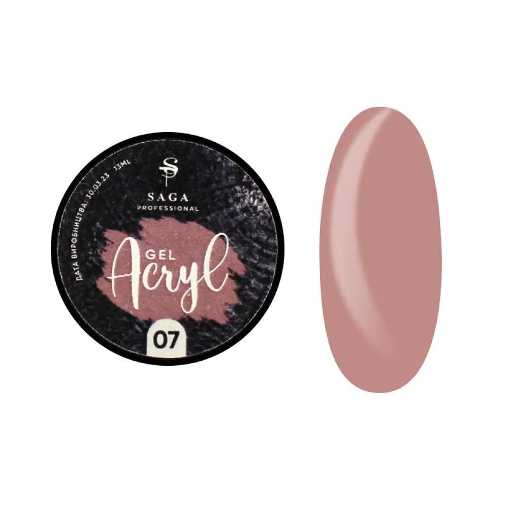 Гель для наращивания Saga Acryl Gel №07 13 мл