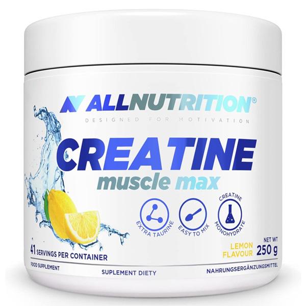 Креатин моногидрат All Nutrition Creatine Muscle Max 250 г 83 порции Лимон (000025260)
