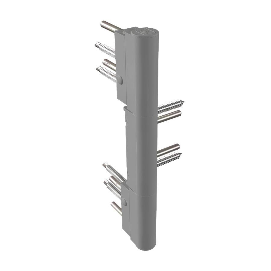 Петля дверная Dr.Hahn KT-RN Band ПВХ 140 кг 0° Стальной алюминий F9 (K762S0000)