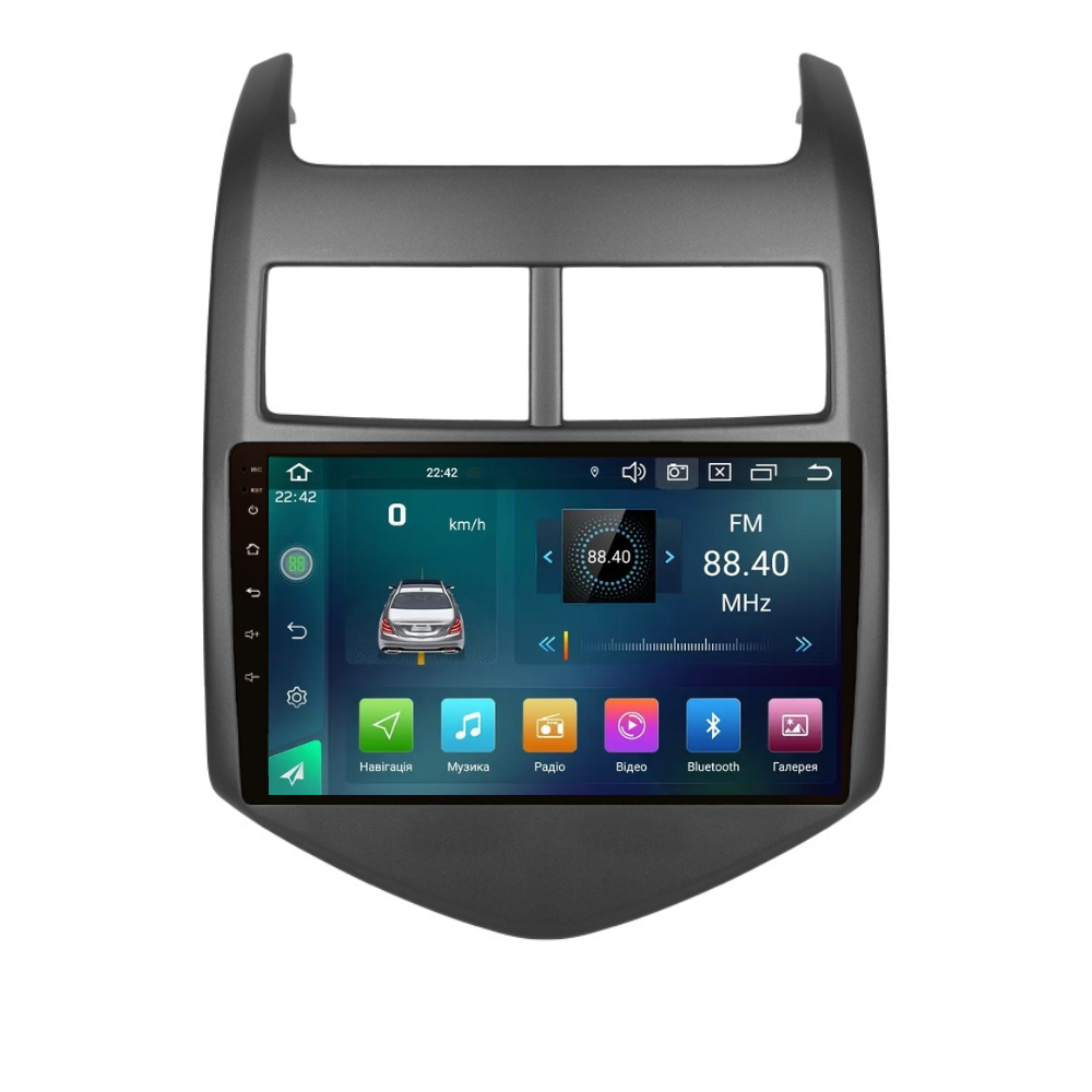 Магнитола штатная CYCLONE C9 CPL GSM Carplay 2/32 GB 4G для Chevrolet Aveo 2011-2018 г. (AR-81010)
