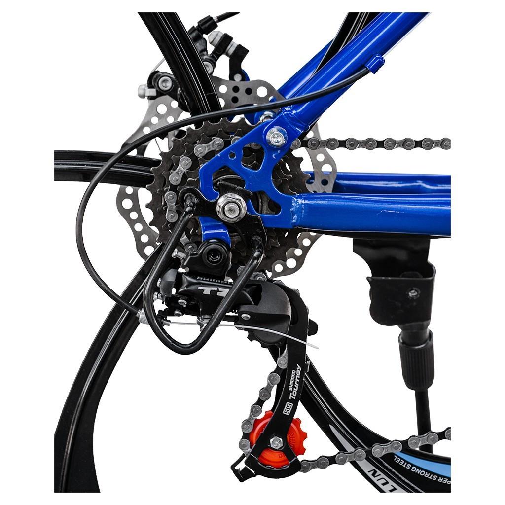 Велосипед цельнорамный Kucher "Cross Style" на литых дисках 26" рама 17" Синий (1501213253) - фото 6 Велосипед цельнорамный Kucher "Cross Style" на литых дисках 26" рама 17" Синий (1501213253) - фото 6