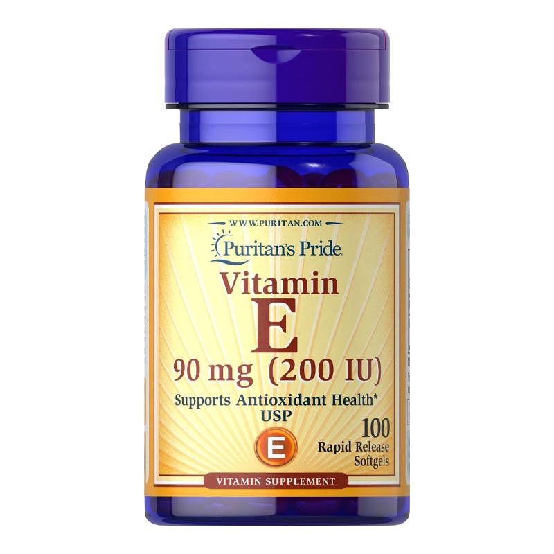 Вітамін Е Puritan's Pride Vitamin E 90 mg 200 IU 100 капс. (10694-01) Вітамін Е Puritan's Pride Vitamin E 90 mg 200 IU 100 капс. (10694-01)