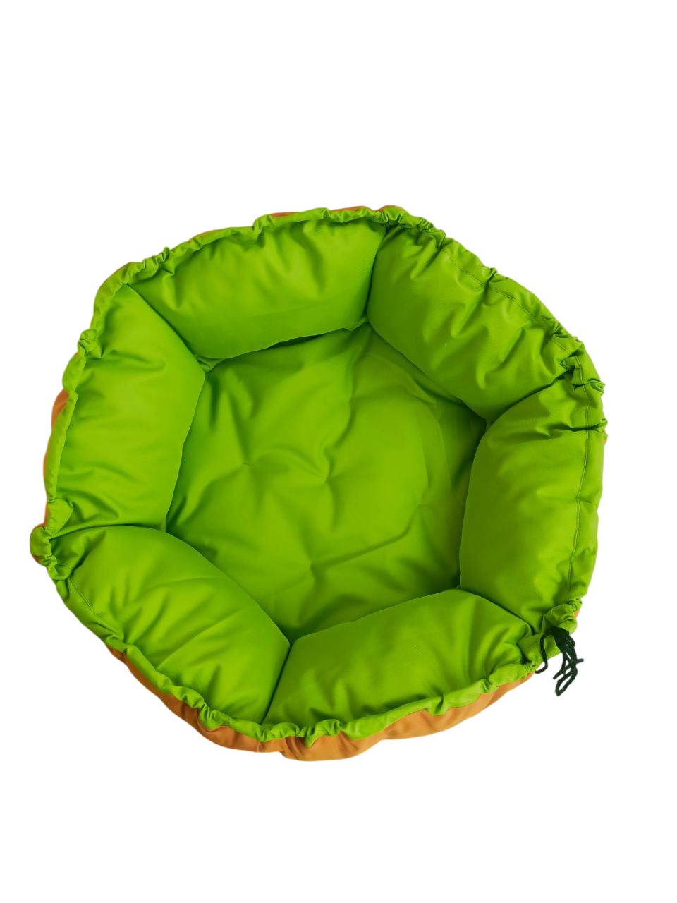 Лежак для собак 90х90 см Зелено-помаранчевий (1549) - фото 4 Лежак для собак 90х90 см Зелено-помаранчевий (1549) - фото 4