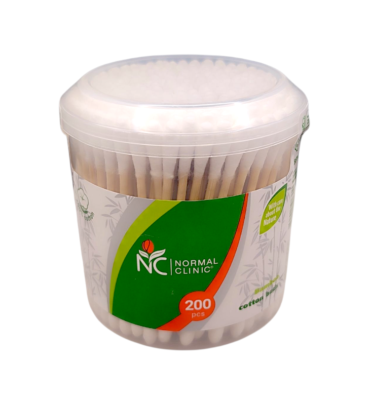 Палички ватні Normal Clinique бамбук BPN 032 200 шт.