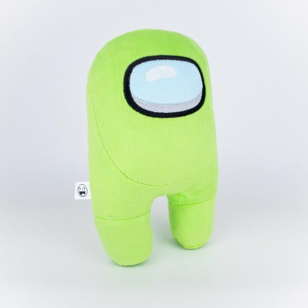 М'яка іграшка Weber Toys космонавт Among Us 20 см Зелений (WT66740)