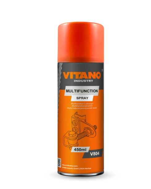 Мультифункциональный спрей для очистки и смазки Multi Function Spray Vitano V804 450 мл (КИЛ001552)