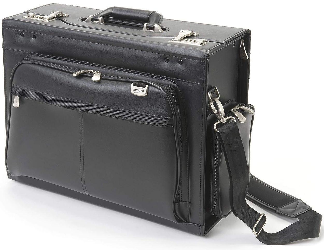 Бизнес кейс дипломат из экокожи Dicota AeroCase Черный