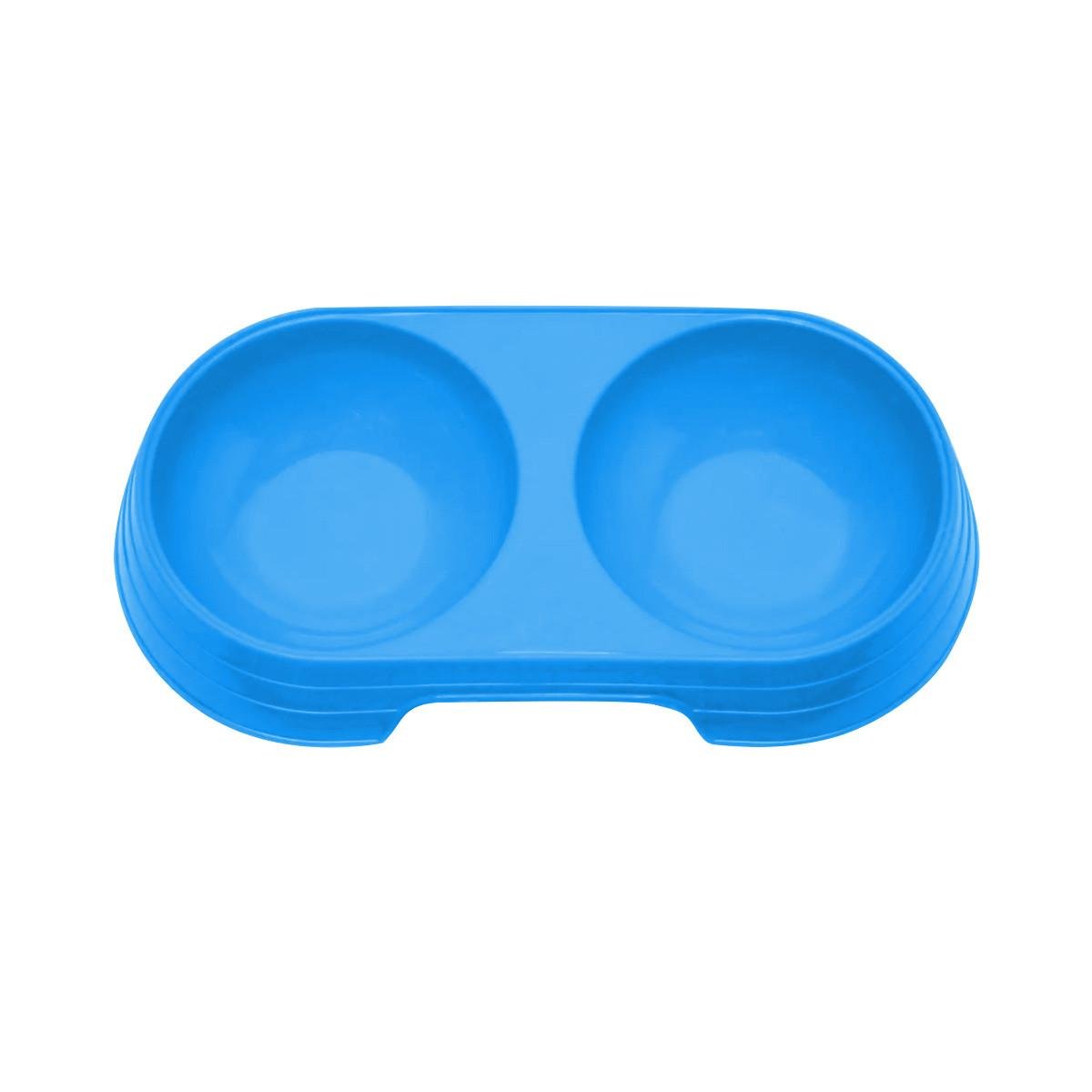 Миска двойная для животных Синий (2447853633) - фото 1 Миска двойная для животных Синий (2447853633) - фото 1