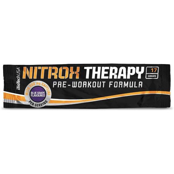 Комплекс до тренування BioTechUSA Nitrox Therapy 17 г порція Blue Grape