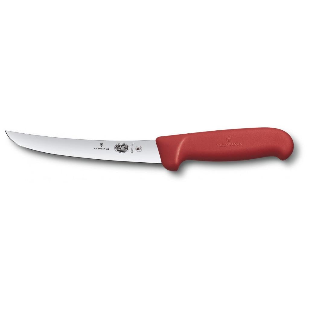 Кухонний ніж Victorinox Fibrox Boning 15 см Boning Red (5.6501.15)