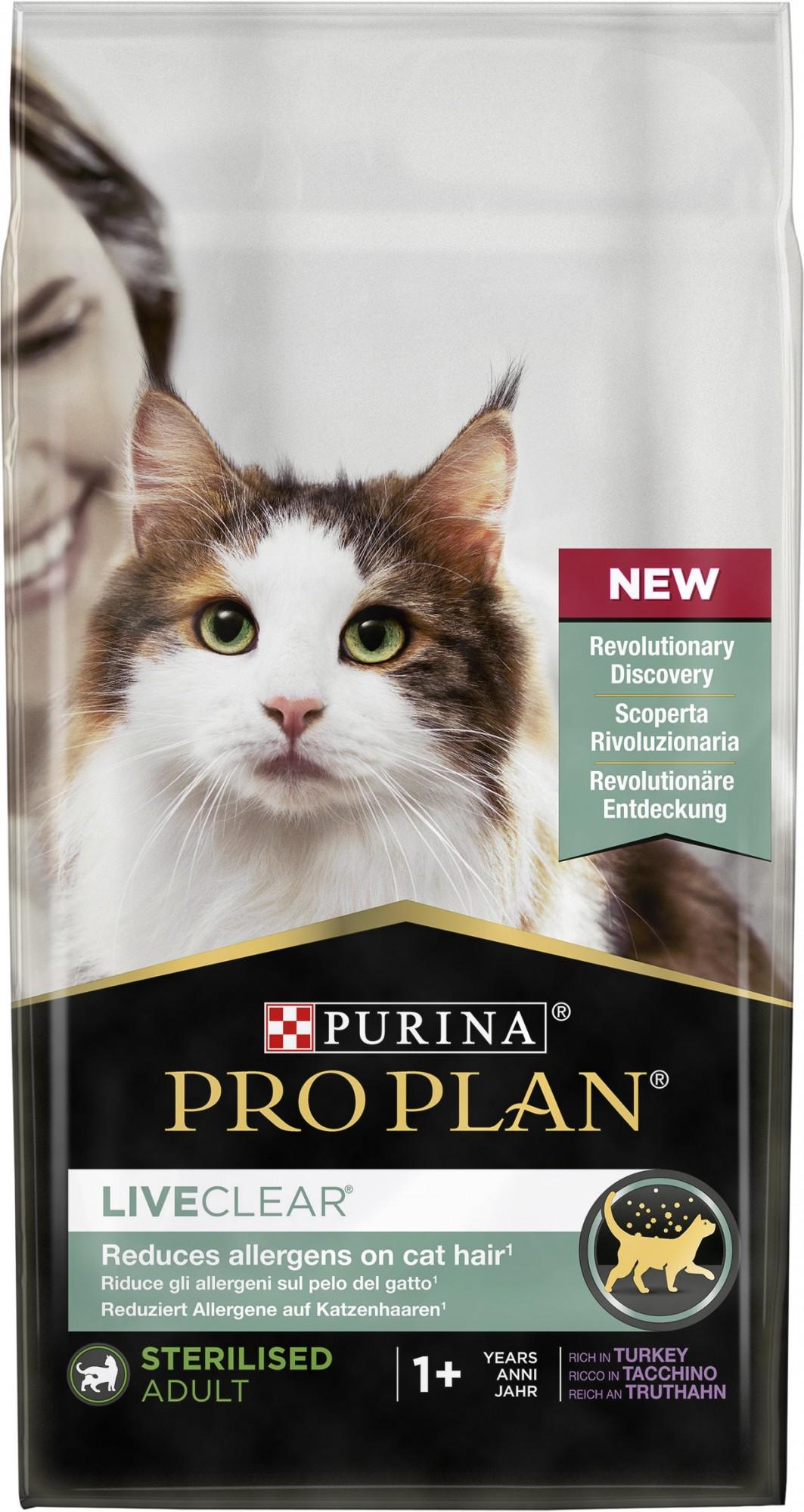 Сухий корм для стерилізованих котів Purina Pro Plan Live Clear Sterilised з індичкою 1,4 кг (7613287232564)