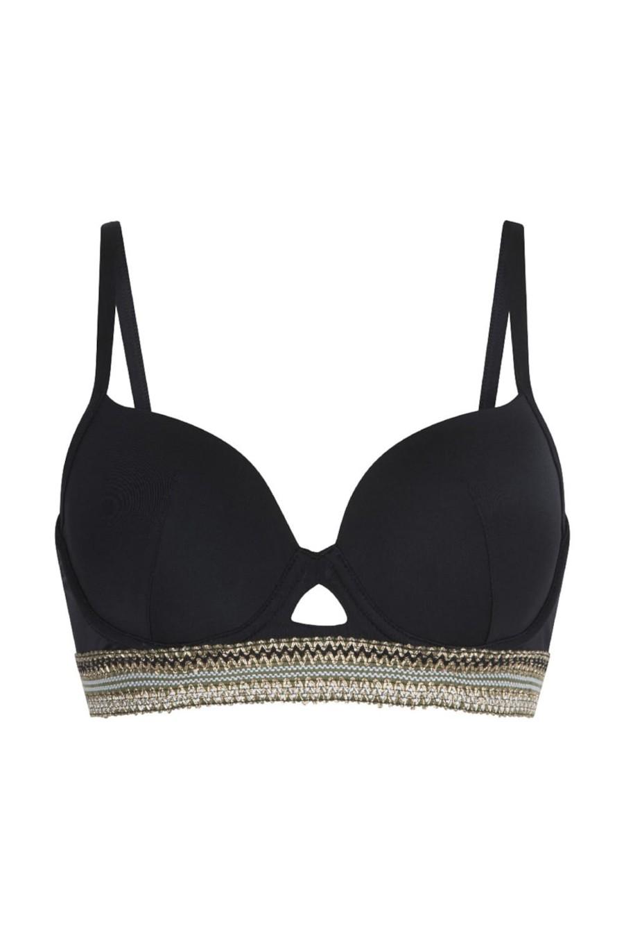 Бюстгальтер с уплотненной чашкой LingaDore 70A Черный (68501)