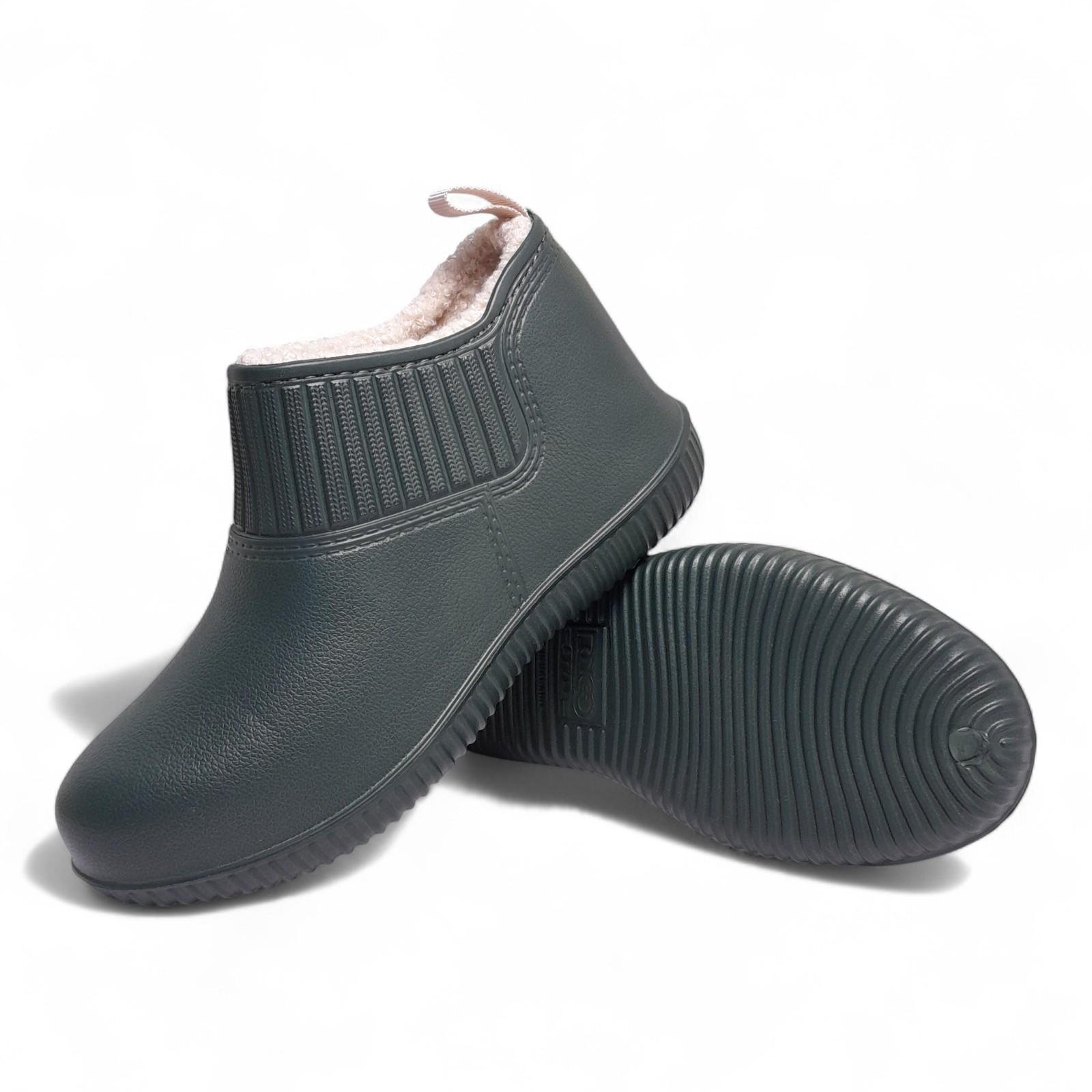 Галоши женские высокие утепленные dagostyle р. 38 25 см Хаки (2763476638) - фото 6