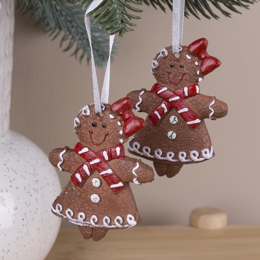 Подвески печенье керамические 2 шт. (3675)