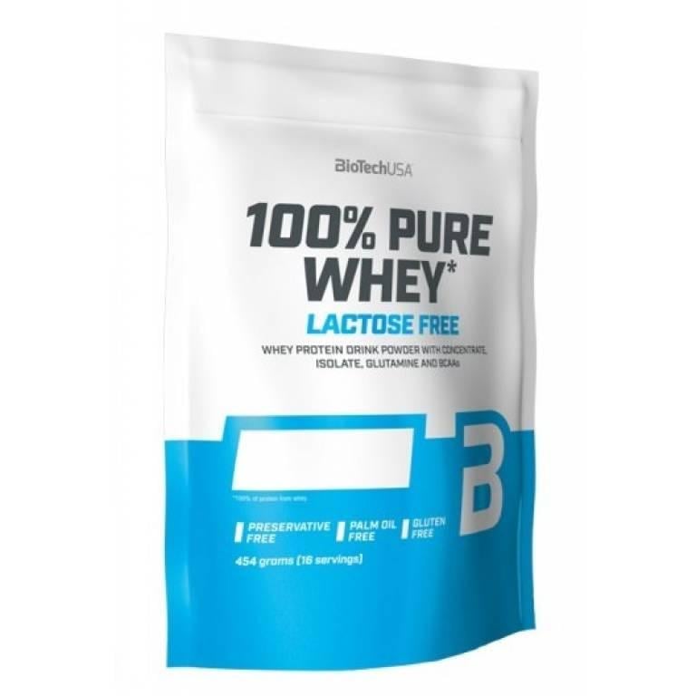 Протеин BioTech 100% Pure Whey Lactose Free 454 г Шоколад