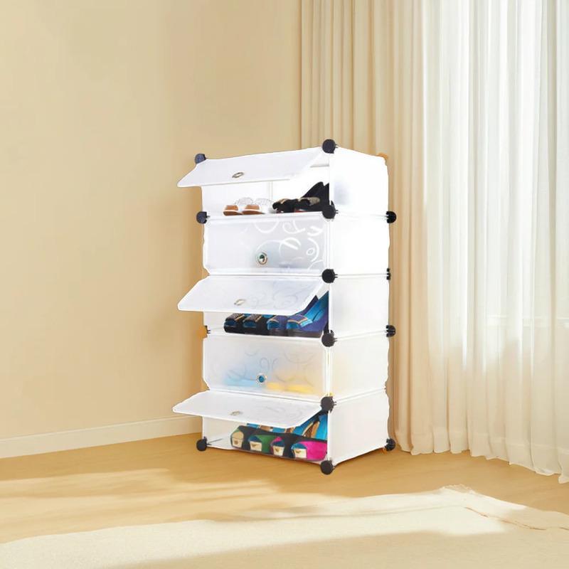 Шкаф для обуви 30005 37x37x90 см Белый (45015-15934_707) - фото 2 Шкаф для обуви 30005 37x37x90 см Белый (45015-15934_707) - фото 2