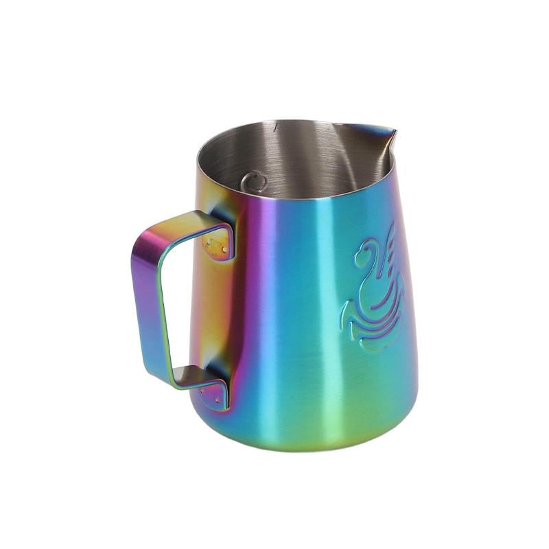 Молочник JibbiJug Green нержавеющая сталь градиент 600 мл Green (2630752313) - фото 4