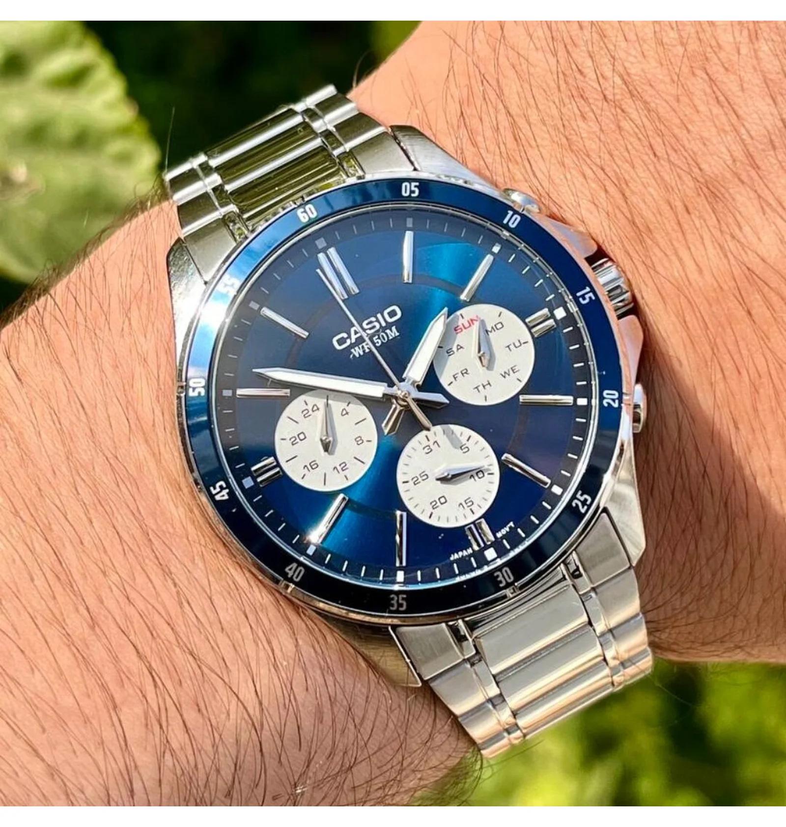 Часы наручные мужские Casio MTP-1374D-2A3 - фото 2
