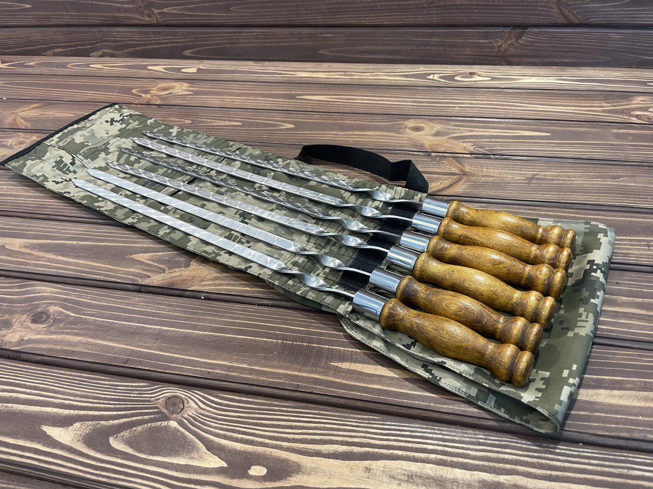 Шампуры Fox 1 в чехле ручная работа