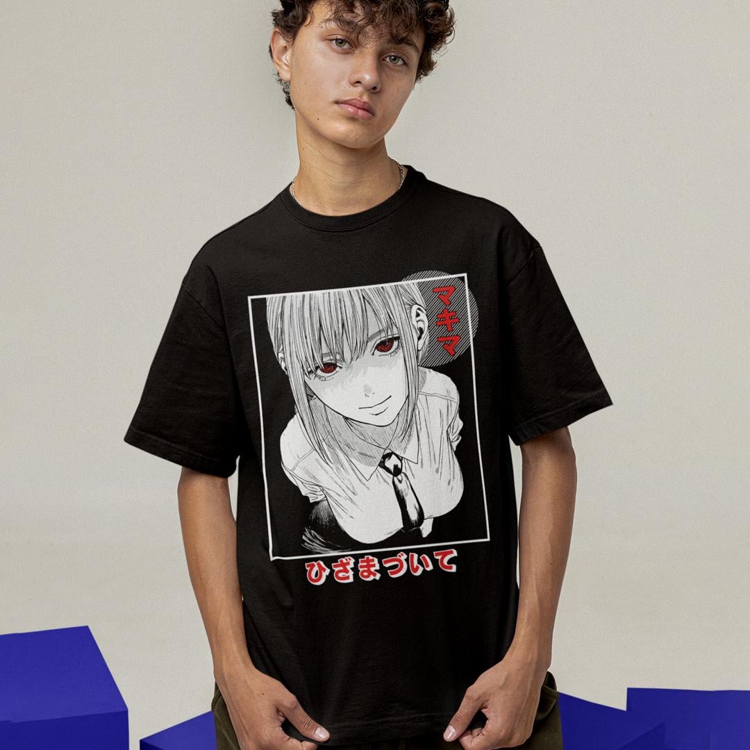 Футболка унисекс Chainsaw Man Makima 4XL Черный (00000007074)