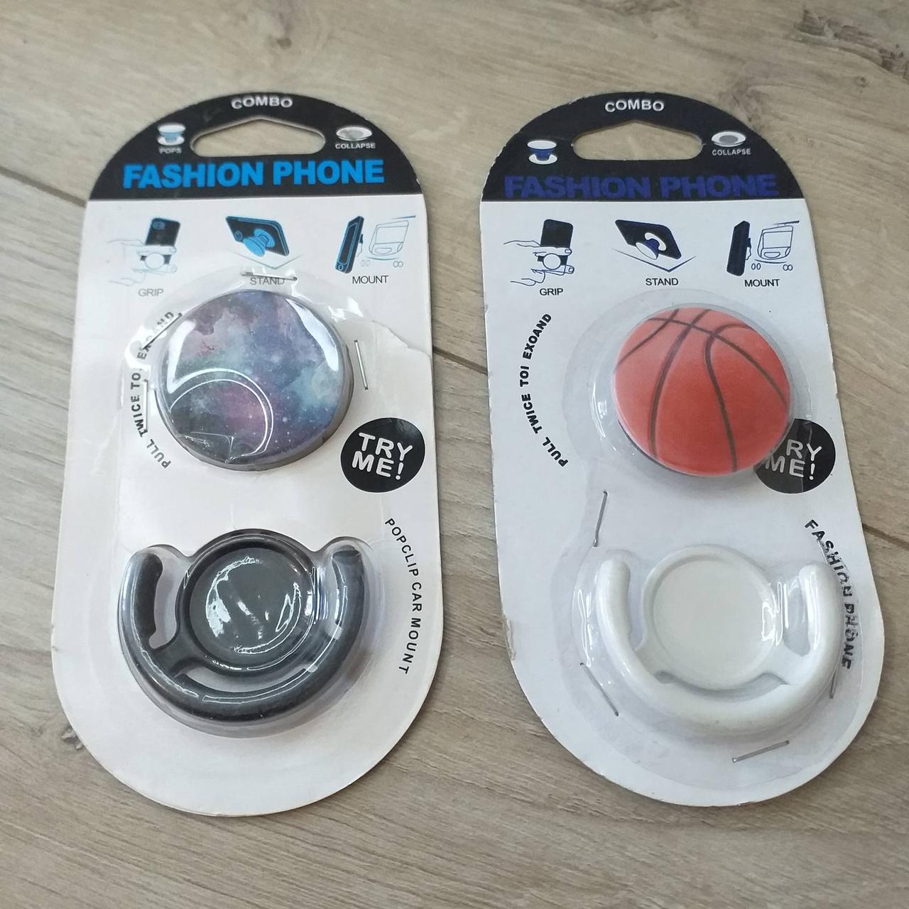 Попсокет держатель Fashion для 3D Combo 2 шт./1 уп. (KG-10889) Попсокет держатель Fashion для 3D Combo 2 шт./1 уп. (KG-10889)