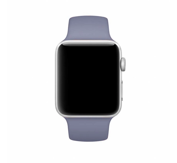 Ремешок силиконовый Sport Band для Apple Watch 38/40/41 мм Lavender Grey (212-00686) - фото 2