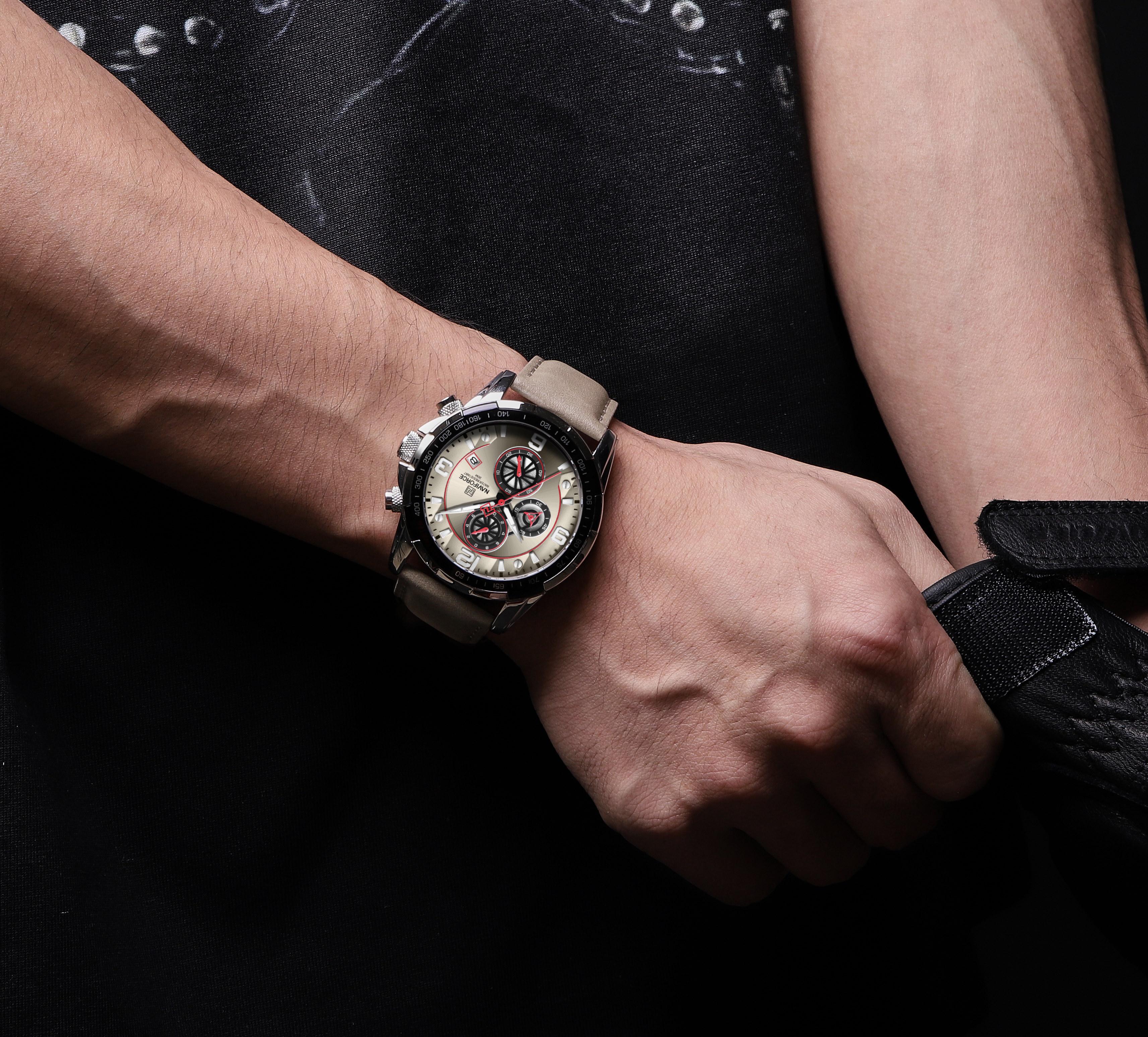 Часы наручные мужские Naviforce Peru Silver (1266) - фото 8 Часы наручные мужские Naviforce Peru Silver (1266) - фото 8