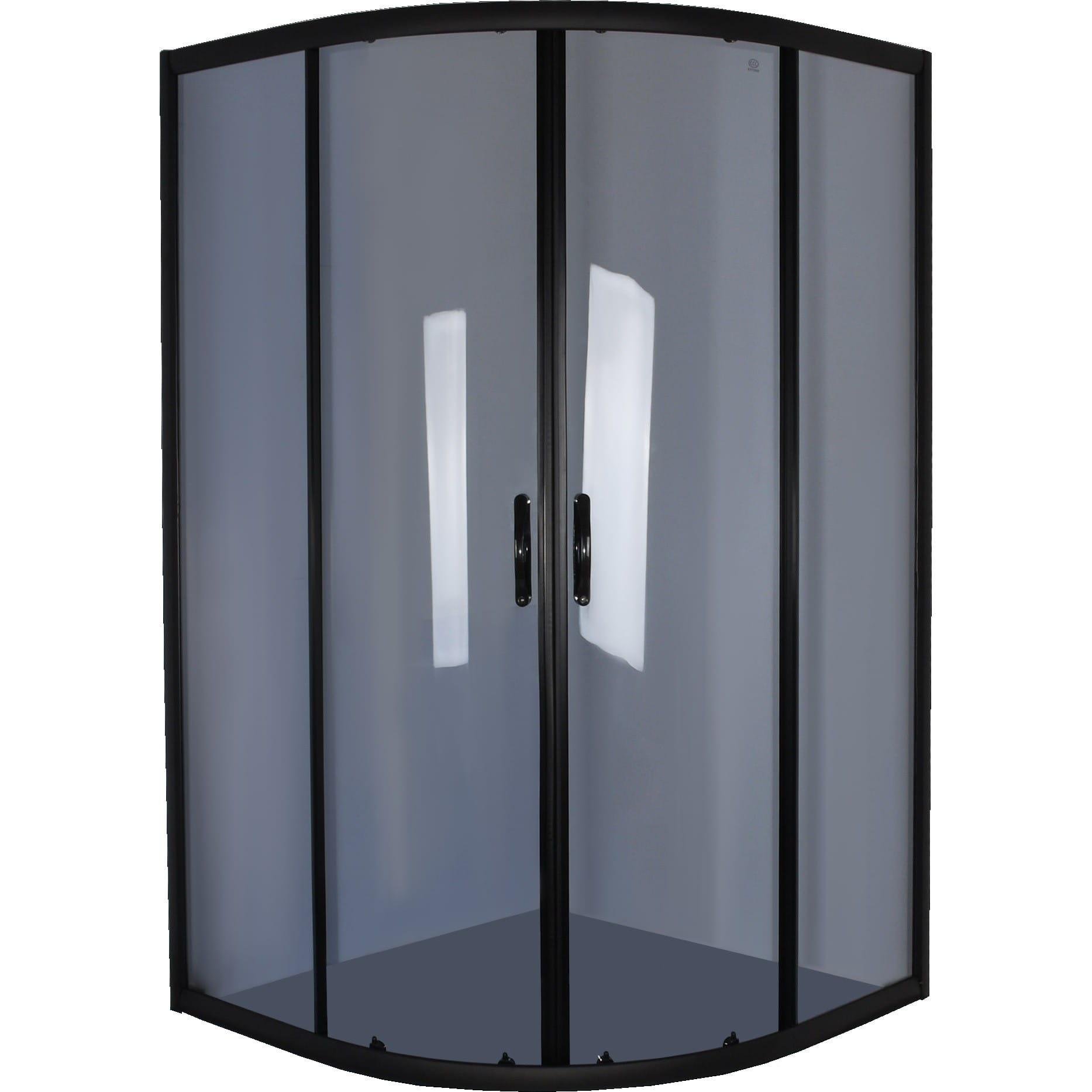 Душевая кабина BRAVO WKRA H90GB 160x90x90 стекло 4 мм, без поддона, черная