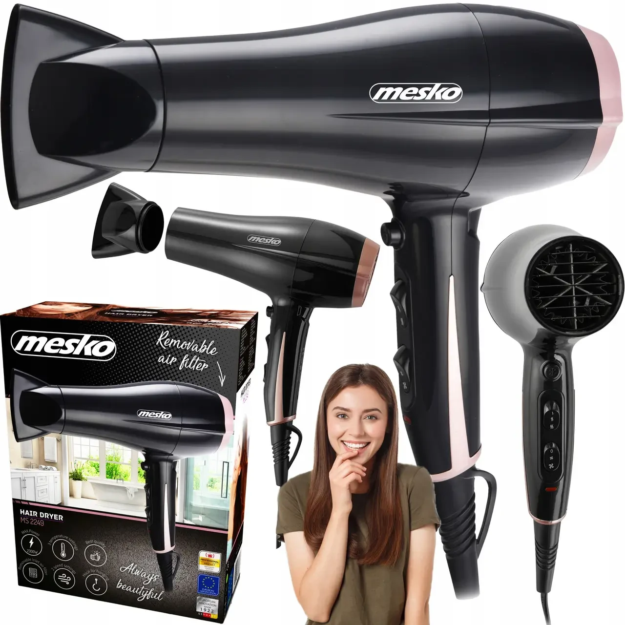 Фен Mesko MS 2249 2000 Вт - фото 5