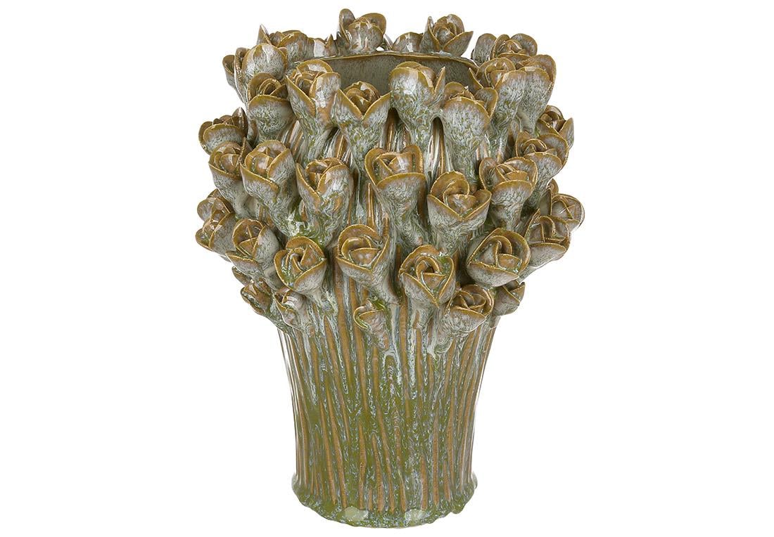 Ваза керамическая Крокуси 17x17x23,5 см (148-011) Ваза керамическая Крокуси 17x17x23,5 см (148-011)