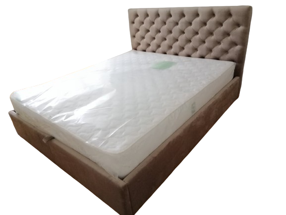 Кровать двуспальная Ахтамар 1,6х2 м Бежевый (18233167)