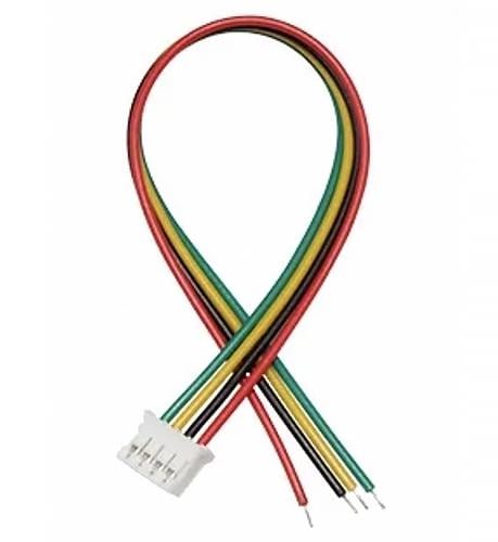 Кабель ПВХ 28AWG с разъемом JST GH1.25 Female 4P 200 мм (GH1.25_200_4P)