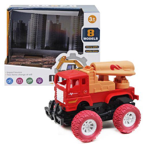 Машинка инерционная Спецтехника 15х11х9,5 см Red (200845)