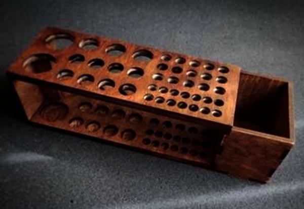 Органайзер кожевника из дерева Мони Латте (ОКО-002316)