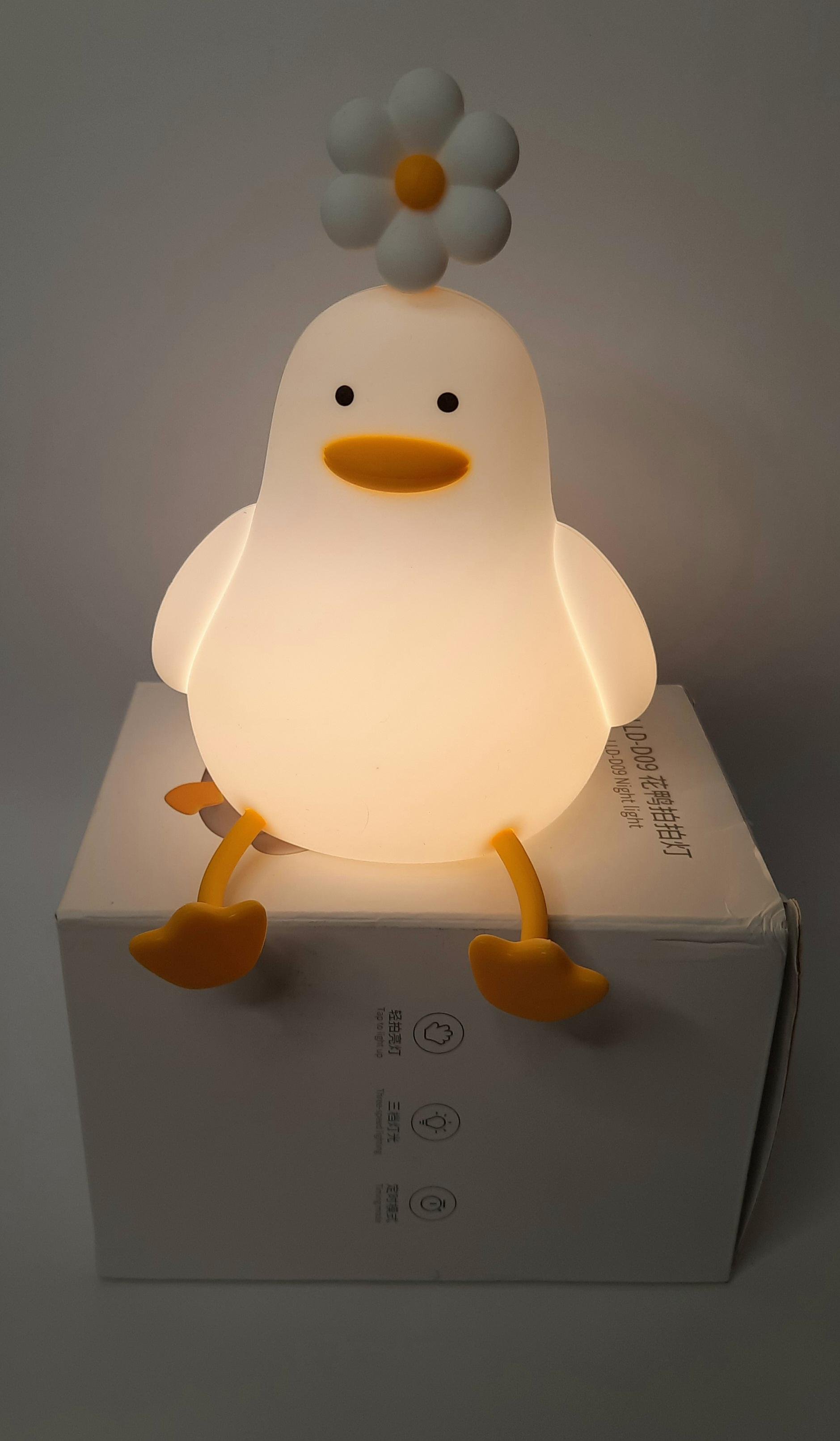 Нічник каченя з квіткою дитячий силіконовий led (kyl-8) - фото 14 Нічник каченя з квіткою дитячий силіконовий led (kyl-8) - фото 14