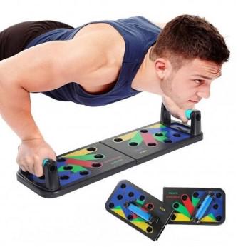 Набор для тренировок доска для отжиманий и набор трубчатых эспандеров - фото 4 Набор для тренировок доска для отжиманий и набор трубчатых эспандеров - фото 4