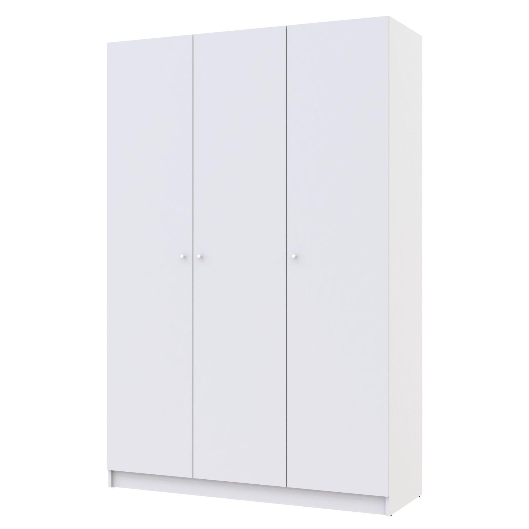 Шафа розпашна для одягу Doros Промо 135х48х204 см Білий (DRS-011204)