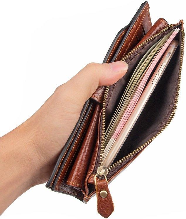 Кошелек мужской 714372 Коричневый (13961030) - фото 3 Кошелек мужской 714372 Коричневый (13961030) - фото 3