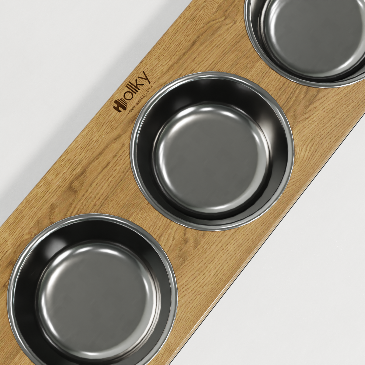 Миски на підставці для котів і маленьких собак Hollky Base Bar 3х0,45 л (Bar-54187-BLNT) - фото 7 Миски на підставці для котів і маленьких собак Hollky Base Bar 3х0,45 л (Bar-54187-BLNT) - фото 7