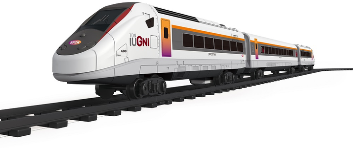 Залізниця 1623 B 8 4 вагони звуки/підсвічування (167357)