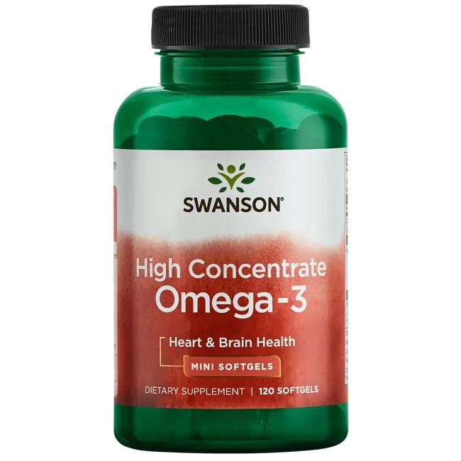Омега 3 Swanson Omega-3 High Concentrate 120 Caps Омега 3 Swanson Omega-3 High Concentrate 120 Caps