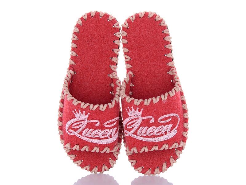 Тапочки фетровые женские VENDS 288 р. 36-37 Красный