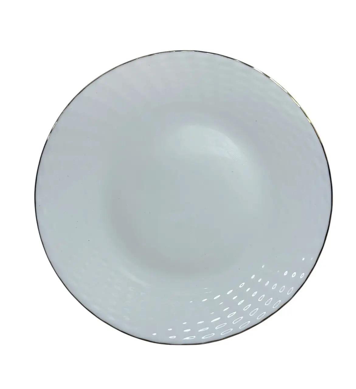 Тарелка Helios рифленая с золотом 250 мм (3054) Тарелка Helios рифленая с золотом 250 мм (3054)