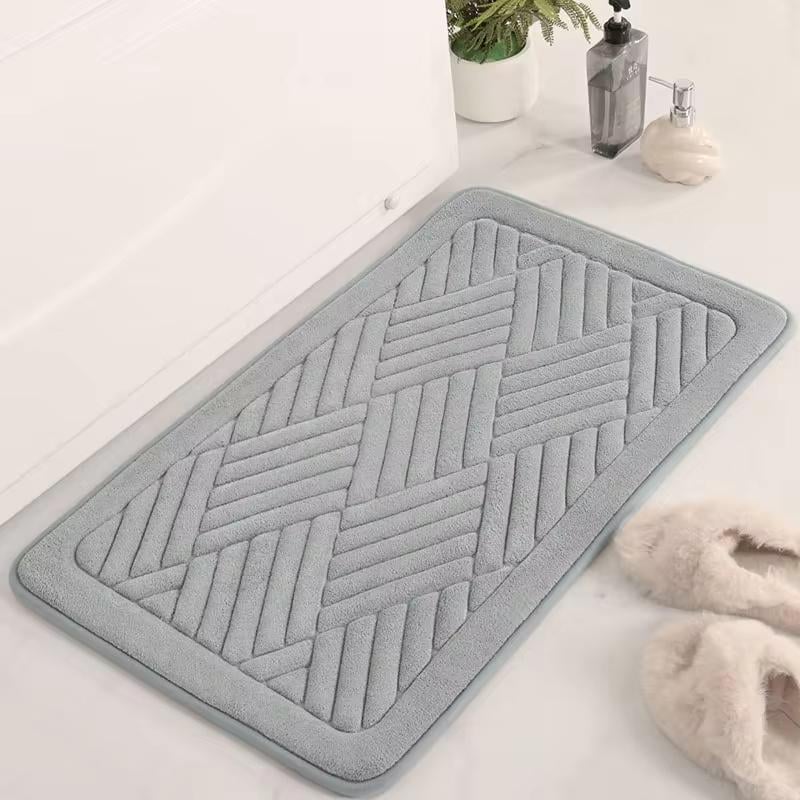 Коврик для ванной и туалета Lovely Svi мягкий абсорбирующий нескользящий 50x80x1,5 см Серый (2565040)