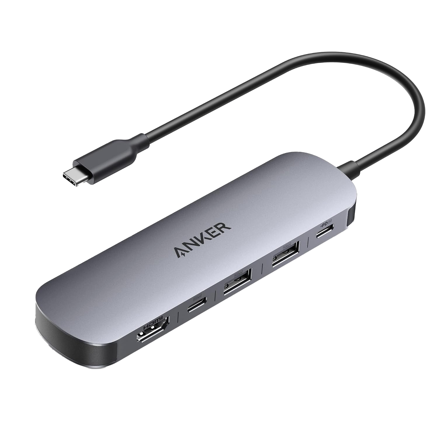 USB-хаб/концентратор Anker A83D2 USB-C Hub 7в1 полнофункциональный на 7 портов с поддержкой быстрой зарядки (001073) USB-хаб/концентратор Anker A83D2 USB-C Hub 7в1 полнофункциональный на 7 портов с поддержкой быстрой зарядки (001073)