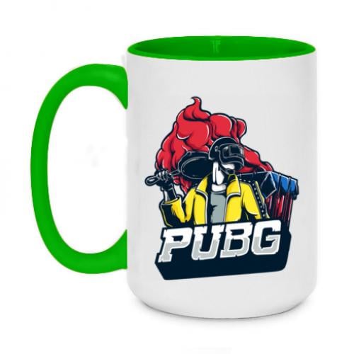Чашка двухцветная PUBG Art 1 420 мл Салатовый (2940046-45-87160)