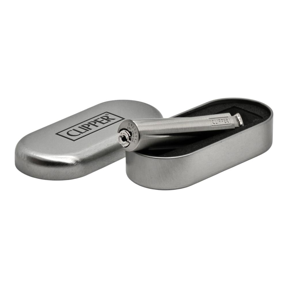 ᐉ Зажигалка Clipper Metal Turbo Jet Silver (ЗК-54) • Купить в