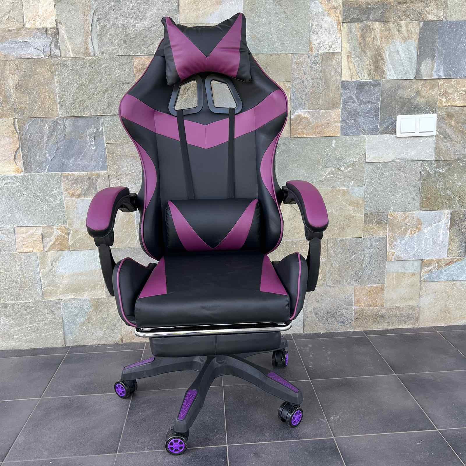 Кресло геймерское Prestige 730 Черно-фиолетовый - фото 8 Кресло геймерское Prestige 730 Черно-фиолетовый - фото 8